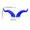 2PCS Motorcycle Helmet Devil Horns Detachable Demon Horns Helmet Decorations Costume Party Decor for Riders