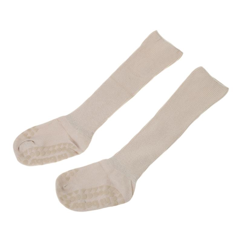 Anti-Rutsch Boden Socken für Kleinkind Mädchen Jungen Unisex Überknie Socken Säugling gekämmte Baumwolle Gummisohlen Socken für Innen