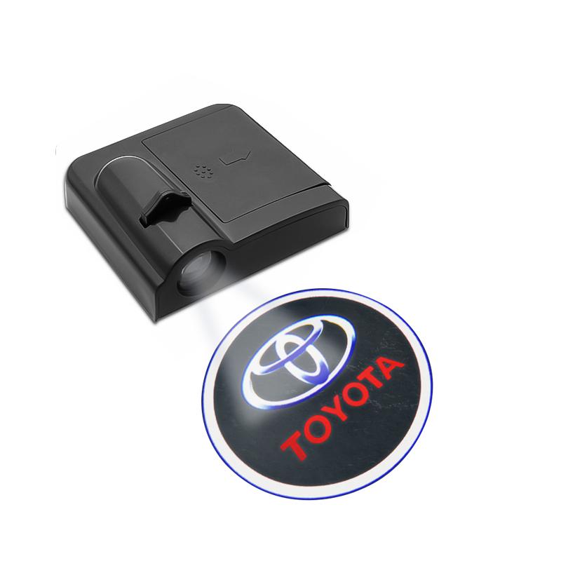 Led Car Door Welcome Lights Projector Ghost Shadow Lamp For Toyota Corolla RAV4 LEVIN Yaris C-HR Camry Prado Prius Accessories