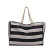 Trendy Korean Style Canvas Tote Bag In Black Grey Or Green For Shopping