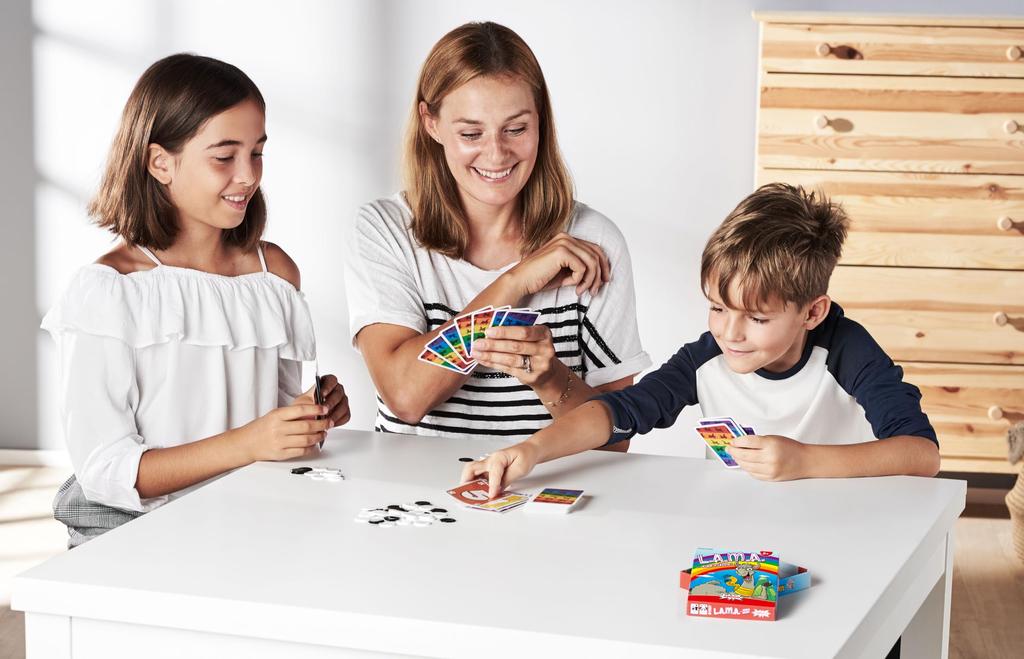 AMIGO Kartenspiel 56 70 1 Spielanleitung LAMA - / ...NIMM`S LÄSSIG / Karten, Chips,