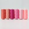 Thread for Manual Crafting 6 Colors Sewing Set, Polyester Craft Spools, Fade-Resistant Supplies Hemming Yarn Hand Embroidery, Quilting, Machine