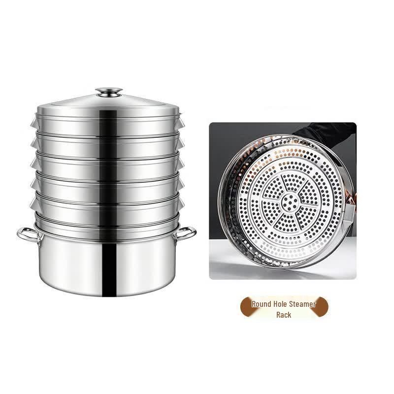 Renzhida Stainless Steel Steamer Pot with Rack