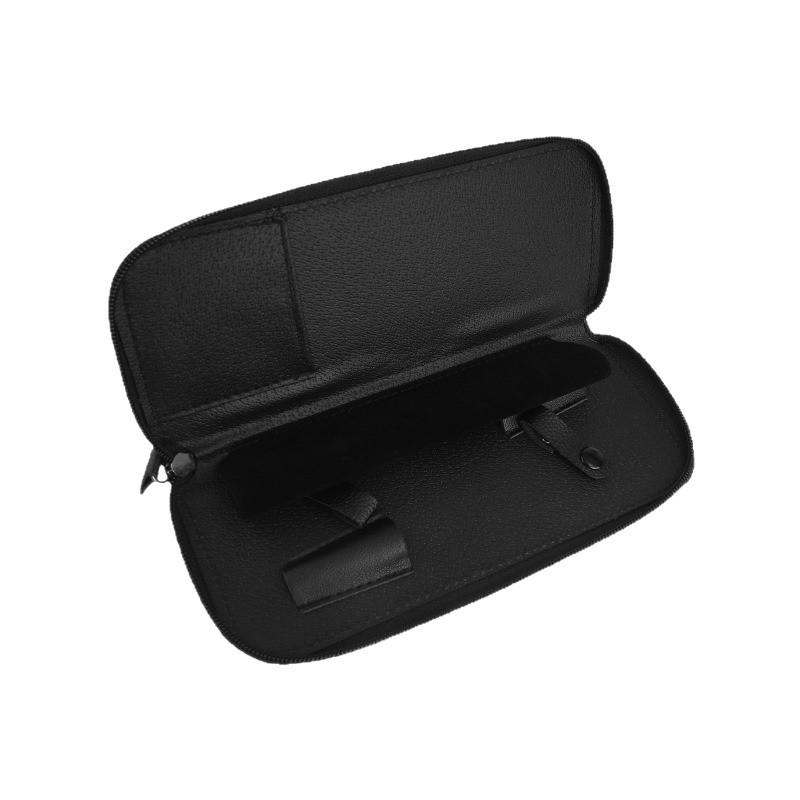 Leather Scissor Case for Two Hairdressing Scissors, Multi-Functional Tool Bag for Hair Styling.
