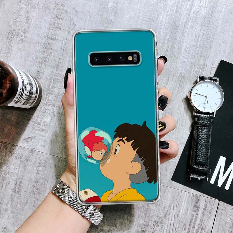 

Чехол для телефона Ponyo On The Cliff By The Sea для Samsung Galaxy S20 FE S10 Plus S21 S22 Ultra S10E S9 S8 S7 Edge J4 + чехол Fundas Samsung S22 Ultra