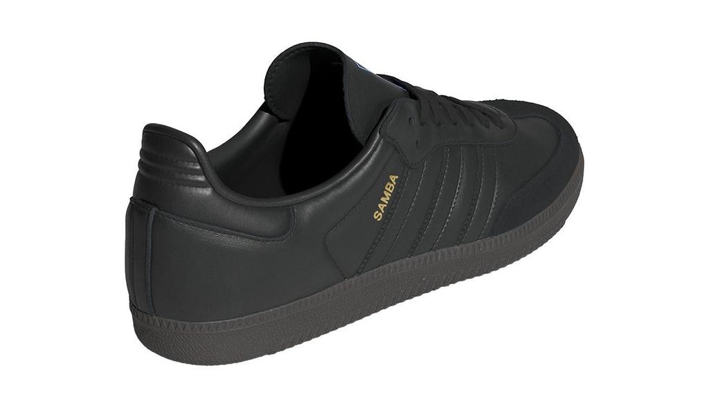 Adidas samba og sneakers leather upper black/gum