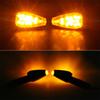 Universal 12V Motorcycle LED Turn Signals Long Short 14LED Turn Signal Indicator Lights Blinkers Flashers Amber Lamp