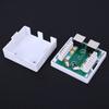 Super 5 Shield RJ45 8P8C Conector de Parede Adaptador de Junção 2 Portas Cabo de Extensão para Desktop Caixa de Montagem Jack de Superfície