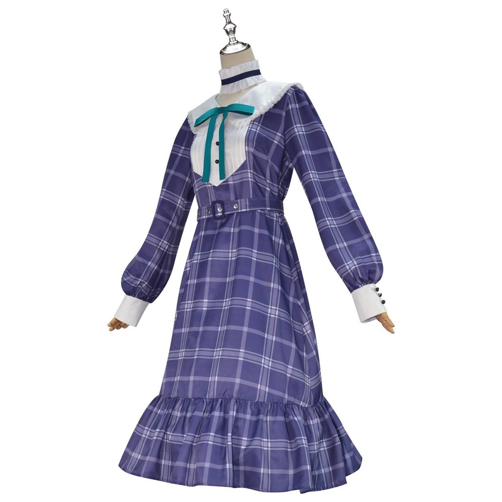 Wakaba Mutsumi Ave Mujica Stage Cosplay Costume - Women’s Plaid JK Skirt