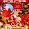 Red Velvet Burlap Santa Bags 25x36 Inch Jumbo Gift Bag Holiday Supplies Gift Wrap Trash Bags