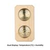 Wall Mount Hygrometer Sauna Hygrometer Steam Room Humidity Range 0 100 RH Easy Wall Installation For Wine Cellars