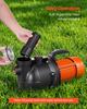 Shallow Well Jet Pump, 1300W, 230V 4800L/H Maximum Flow Rate, PP Garden Well Jet Pump with 8 M Suction Height, Thermal Protection, European Voltage