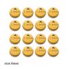  100pcs Stainless Steel Tail Chain Tag Real Gold Electroplated Small Pendant Accessories for Jewelry Making DIY Charms
