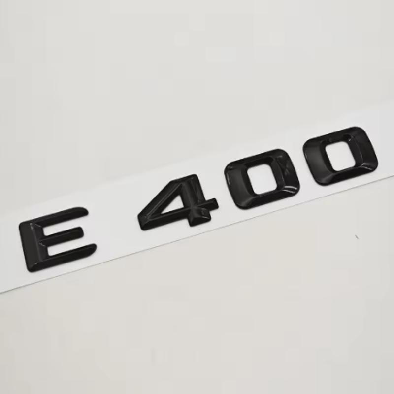 Logo Lettre de Voiture 3D ABS E400 E450 4MATIC Autocollant Emblème Coffre Arrière Pour Classe E E400 E450 W213 Accessoires de Queue Auto