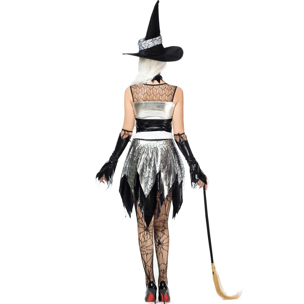 European and American Ladies Sexy Halloween Women's Vampire Demon Cape Witch Costume Cosplay Uniform Set