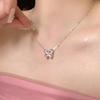 Y2K Titanium Steel Hollow Butterfly Double-Layer Necklace for Women - Light Luxury Clavicle Chain Choker