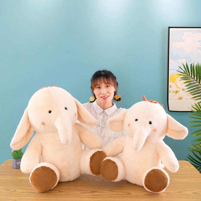 Elephant Cream Adorable Plush Toy Big Eared Girls Birthday Holiday Gifts Doll