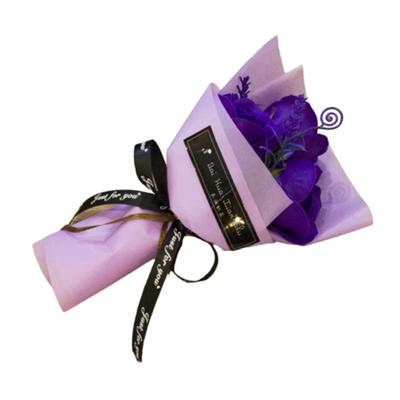 3 Soap Rose Bouquets Simulated Flowers Holiday Gift