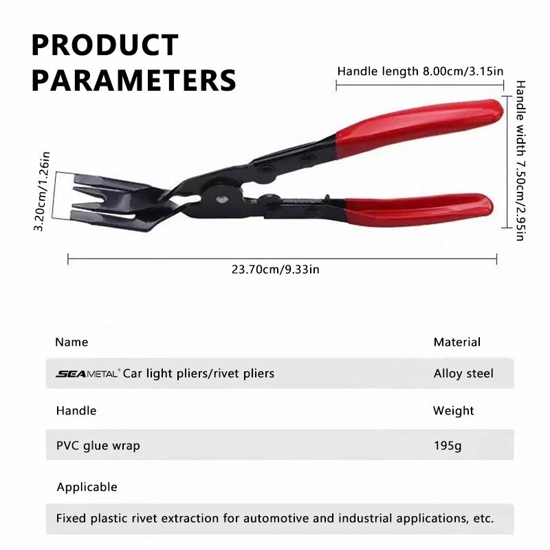 SEAMETAL Car Headlight Repair Installation Tool Trim Clip Removal Pliers Car Accessories