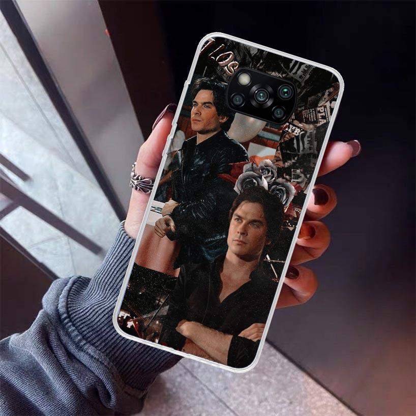 The Vampire Diaries Salvatore Phone Case for Xiaomi Poco F7 Ultra X7 X6 X5 Pro X4 Gt M8 M7 Redmi 15 15C 13 13C 12 12C Soft Cover