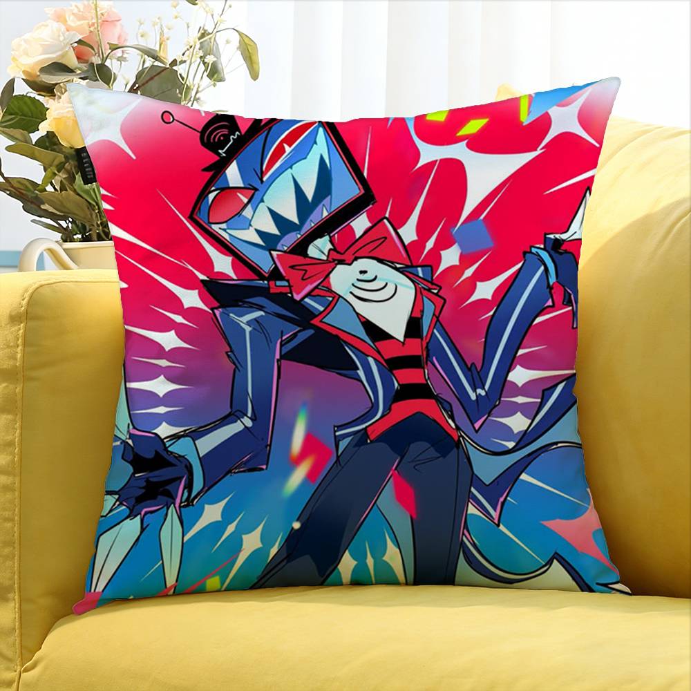 H-Hazbin Vox H-Hotel Trust Us Various Sizes Square Pillow Case For Car Home Bedchamber Decor