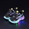 Fashion Girls Shoes Spring New LED Kids Light Shoe Soft Soled Boys' Shoes Anti Slip Child Sports Shoes Simple Girl Casual Shoe