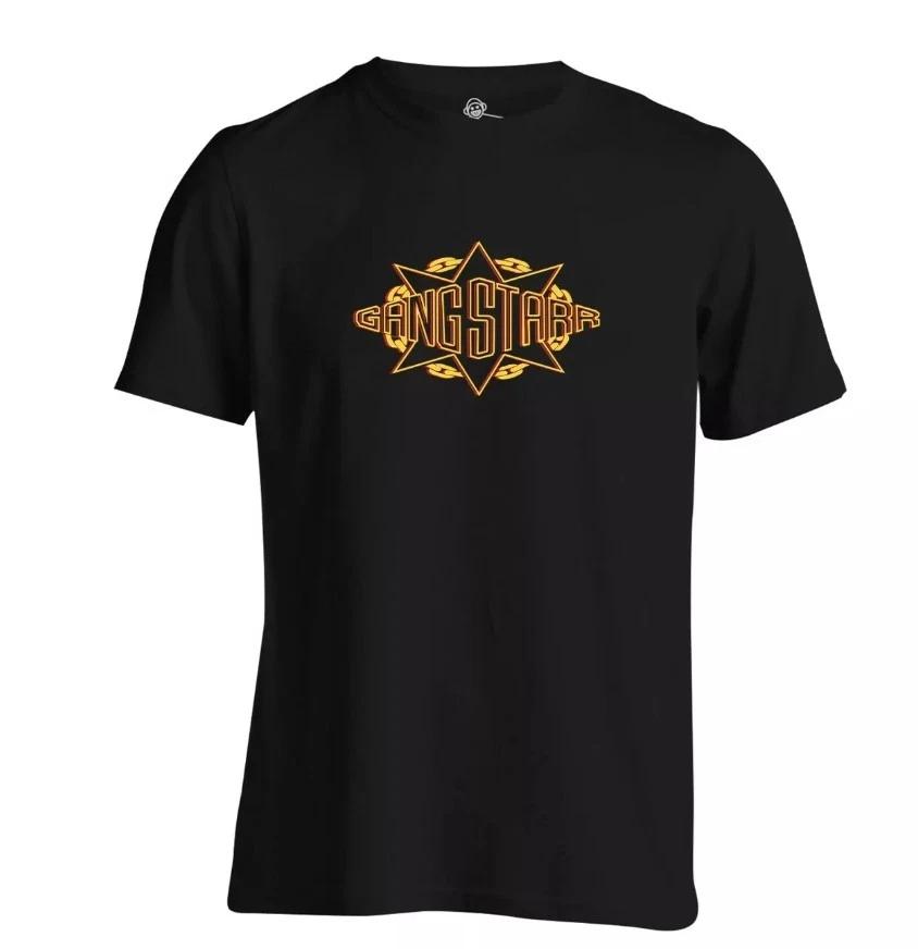 Gang Starr Men s and Women s T-shirts Old School Hip Hop Rap Guru Premier S,M,L,XL,2XL Black S