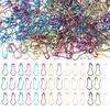 200pcs Colorful Safety Pins Iron Gourd Clips Pins DIY Sewing Tool Needle Clip Crafts Accessories Knitting Cross Stitch Maker Tag