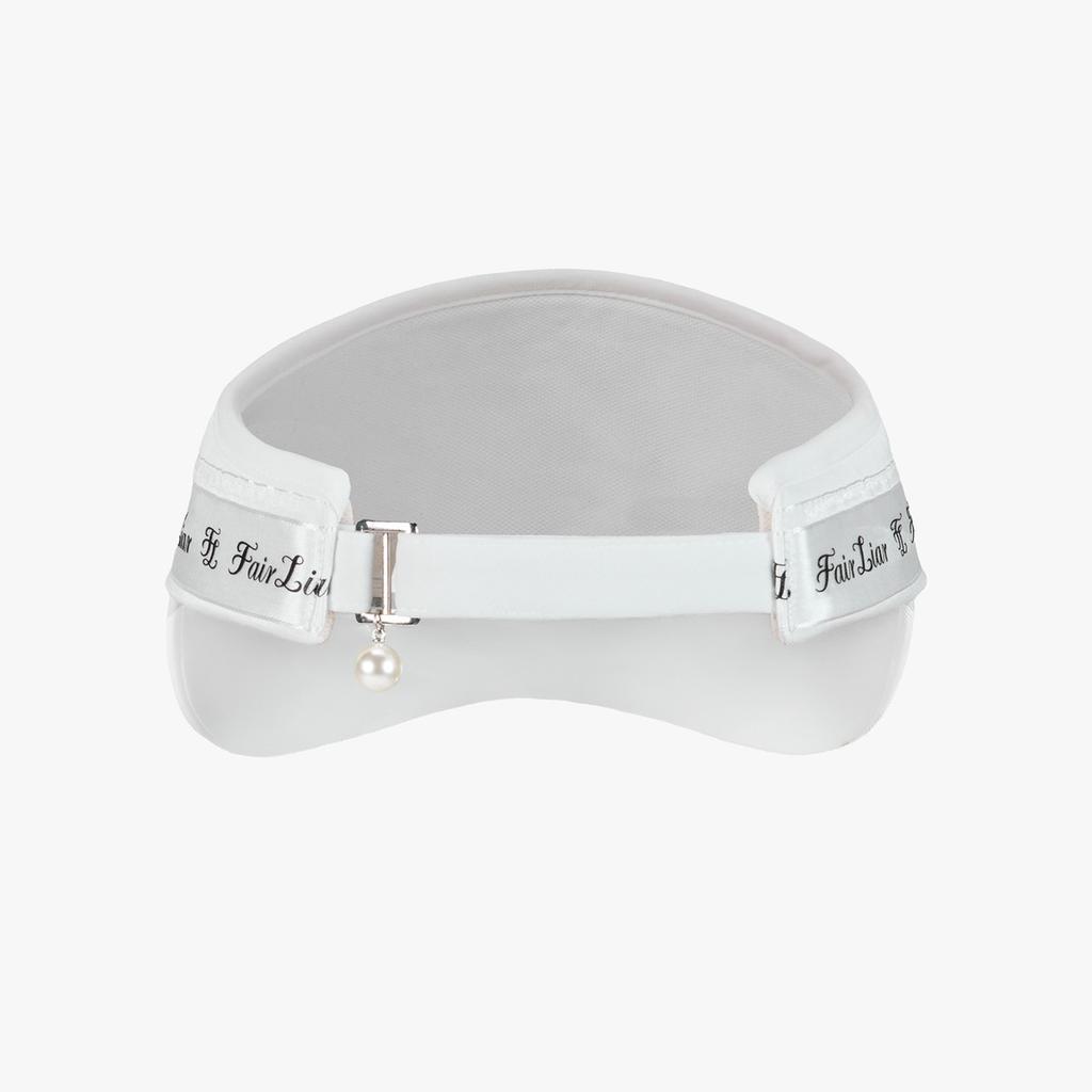 FAIRLIAR GOLF Kongjinju Logo Tape Visor (White)