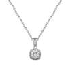 Light Luxury Micro-Inlaid Real Gold Simple Zircon Necklace Women'S New Clavicle Chain Light Luxury Niche Design Sense