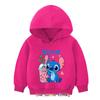 Stitch Hoodie for Kids HD Print Boys Girls Pullover Brother Sister Matching Hoodies Polyester  Casual Girls Sweatshirt Fall Age 4-14