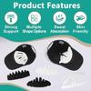 20PCS Baseball Hat Shapers Light Weight Breathable Cap Inserts for Maintaining Baseball Cap Shape During Travel