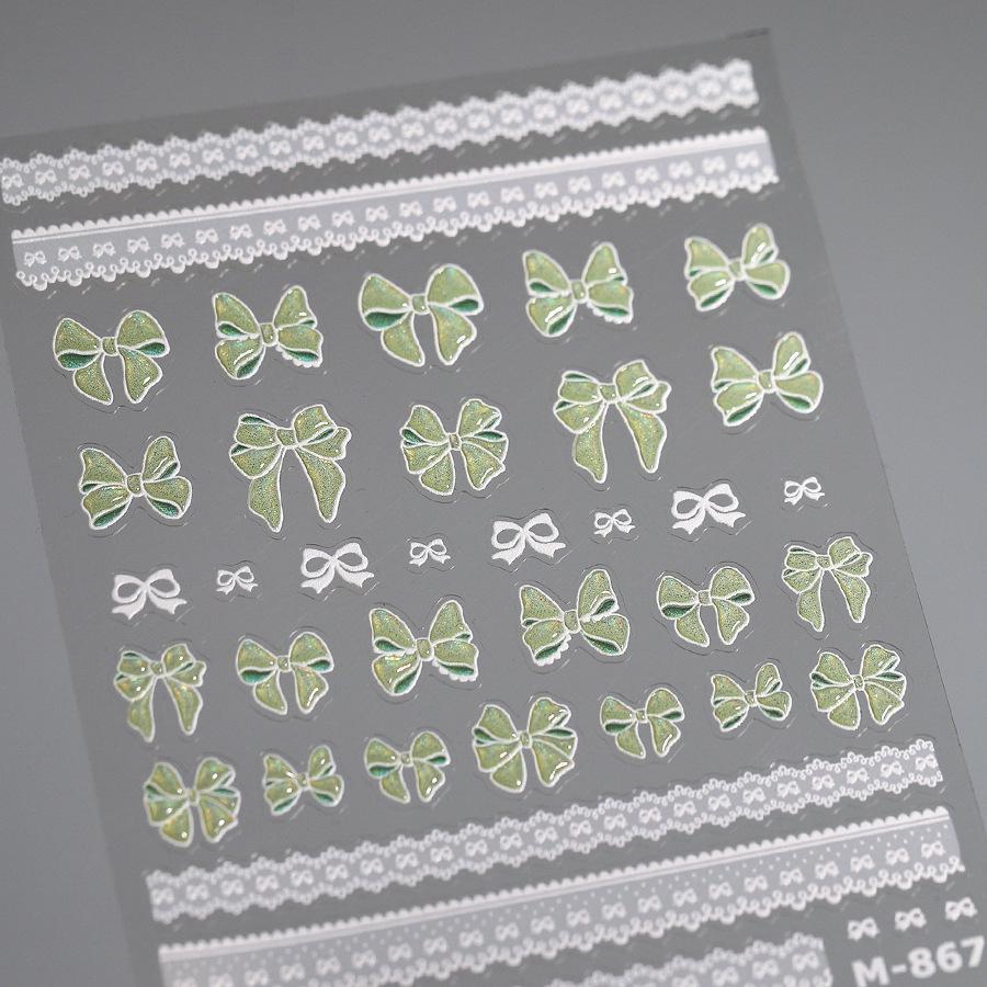 

TENSOR M-850 Frosted 3D Hot Stamping Ferrite Nail Art Stickers