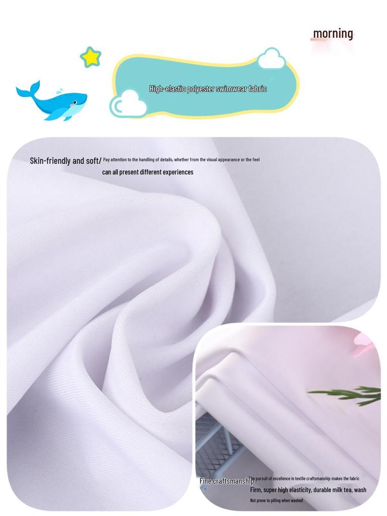 Girls' Mermaid Tail Swimsuit - Split Bikini Princess Dress Costume