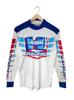 Vintage 90's Hallman Racing California Team Motocross white Long Sleeve Tshirt medium Hallmsm USA Racing Motocross Dirt Bike Tshirt Medium