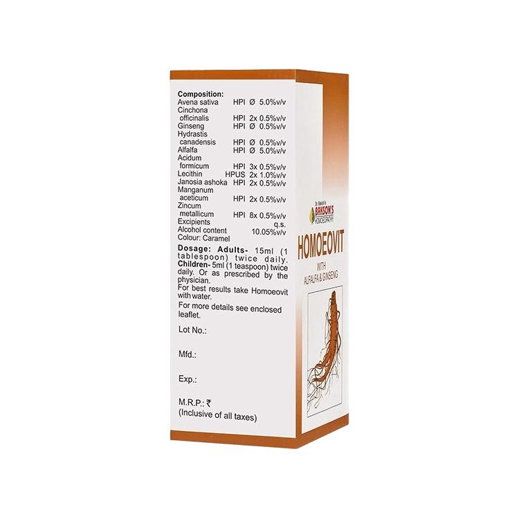 Homöovit (115 ml), Homoeovit, Bakson