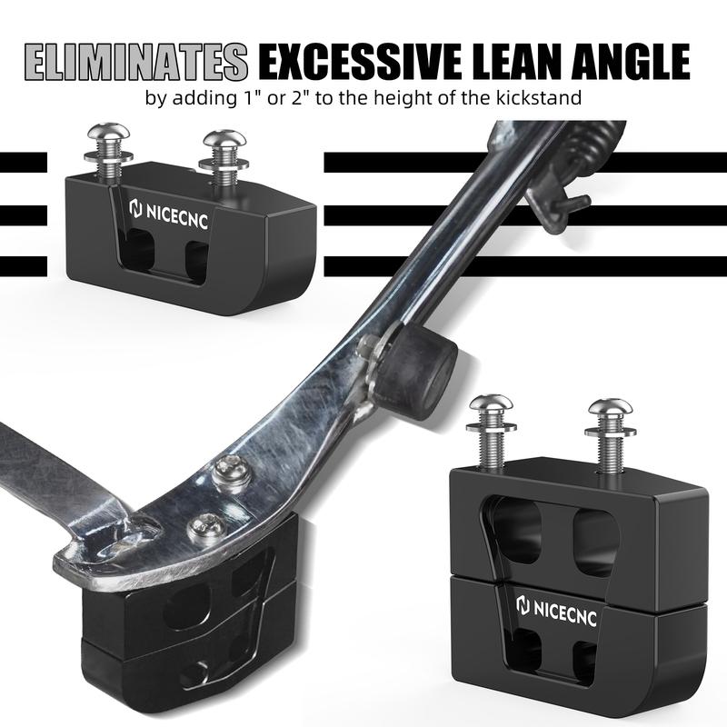 For Harley Street Glide FLHX 2006-2024 Kickstand Lift Block Riser 1"/2" Road King FLHR Special FLHRXS Electra Glide Ultra Limite
