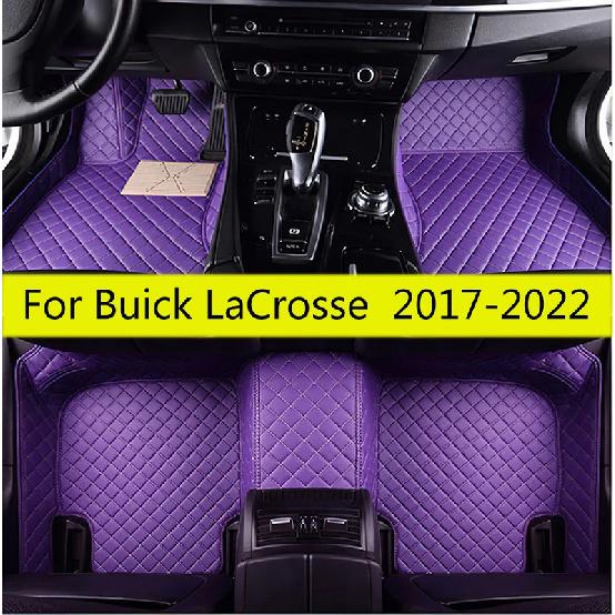 Leather Car Floor Mats Fit For Buick LaCrosse 2017 2018     Auto Accessories Carpet Pads Vehicle Foot Matts Rugs