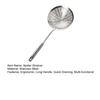 Spider Strainer Skimmer Stainless Steel Pasta Strainer Spoon with Handle Wire Skimmer Ladle Kitchen Utensils for Cooking Frying