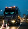 LED-Autoweichbildschirm: USB Flexibles Werbedisplay mit Bluetooth App-Steuerung für Fensterscheiben