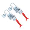 2PCS Adjustable Toggle Clamp U Bolt Iron Galvanizing Heavy Duty Quick Release Fixture Clamp for Box Door