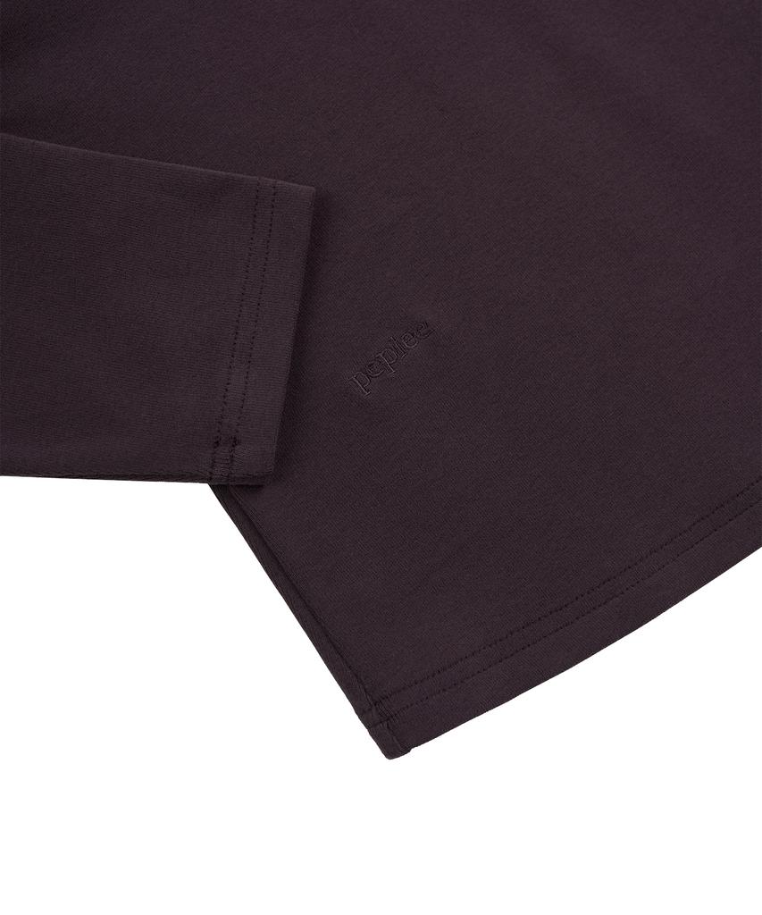Pepeulli V-Neck 3/4 Sleeve Tee (Purple)
