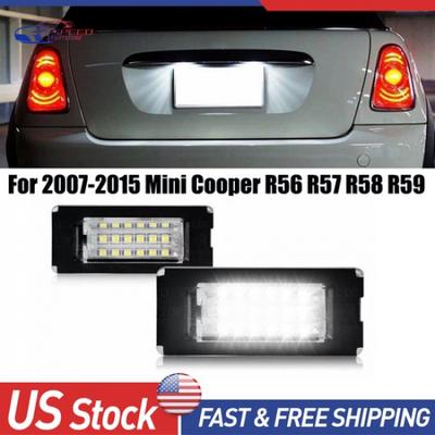 For Cooper Mini R56 07-15 R57 R58 R59 [FULL LED] License Plate Light Replacement