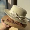 French Straw Top Hat Women's Spring Summer Straw Hat Fashion Sunshade Sun Protection Hat Casual