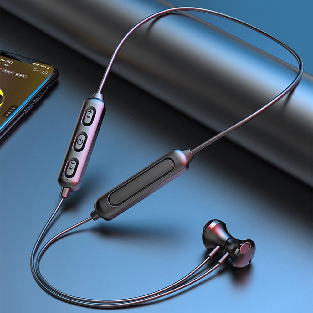 Wireless Bluetooth 5.0 Earphones Neckband Stereo Sports Handsfree Headset 98dB