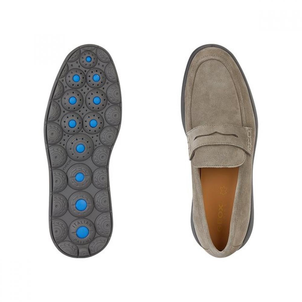 Geox Sperica Ec10 Men Loafer Gray M1s5ghc4s81