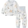 Tongtai Baby Pure Cotton Long-Sleeve Pajama Set