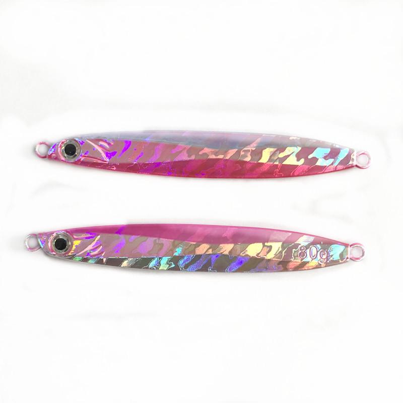Slow Jigging Double Hook Hard Bait Iron Plate Lure for Freshwater and Saltwater Fishing