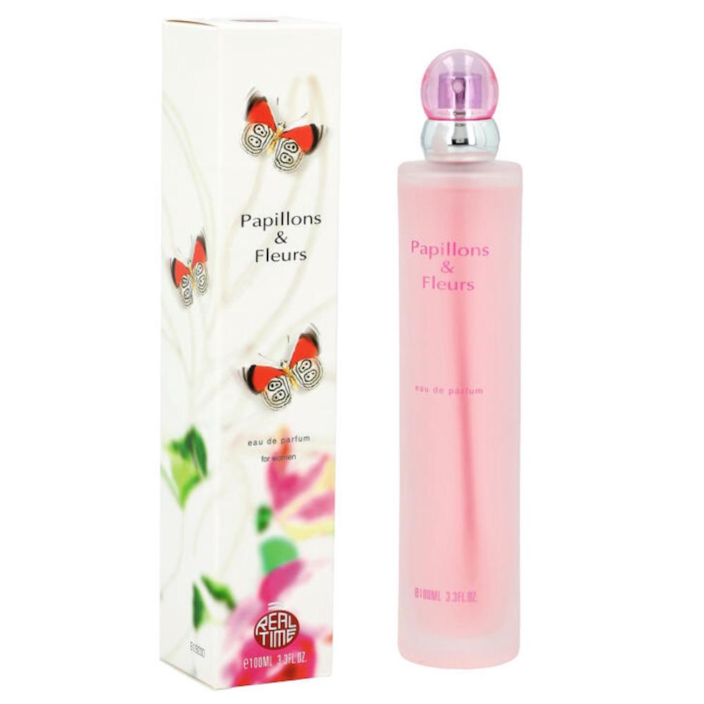 RT PAPILLONS & FLEURS Perfume Women Floral & Powdery Notes 100ml Fragrance Twin
