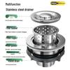 MEJUE 304 Stainless Steel Single Kitchen Sink Drain Kit